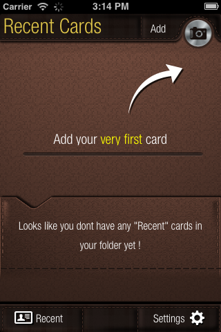 Card Capture Interface
