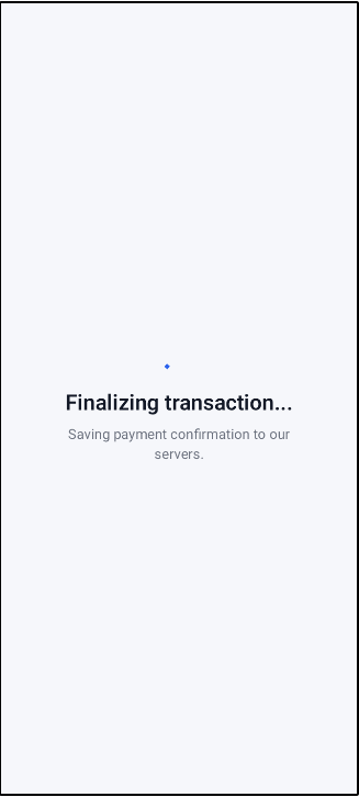 FPConnector saving payment result to Axis screen