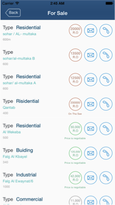 Property Listing Interface